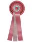 Preview: Athens - monochrome bow with 3 rosettes and ribbons