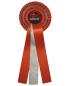 Preview: Athens - monochrome bow with 3 rosettes and ribbons