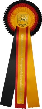 Nationalschleife Frankfurt schwarz-rot-gelb