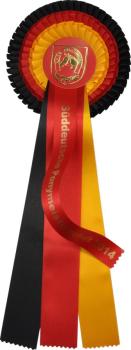 Nationalschleife Frankfurt schwarz-rot-gelb