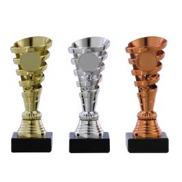 Trophäe silber-blau