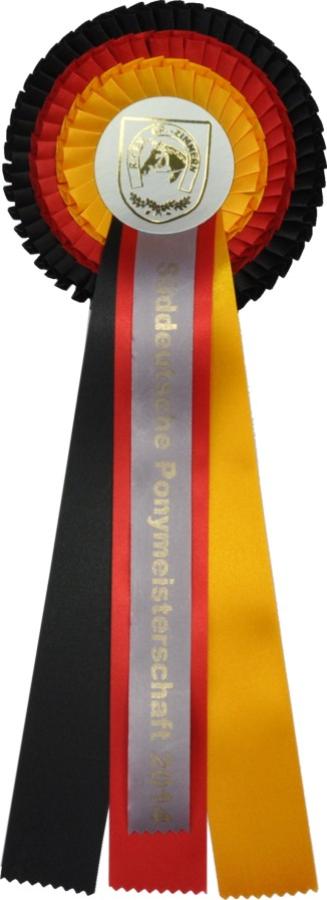 Nationalschleife Frankfurt schwarz-rot-gelb