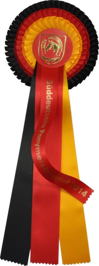 Nationalschleife Frankfurt schwarz-rot-gelb